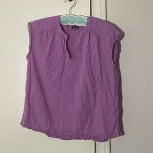 Splendid purple sleeveless top, size S